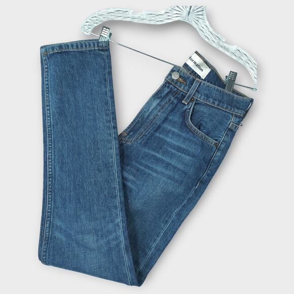 Reformation Denim - New Without Tags - Womens Reformation Straight Blue Jeans Size 24"